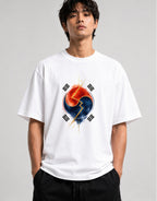 Divided Korea Clock - White