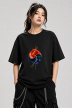 Divided Korea Clock - Black