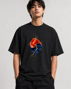 Divided Nation Clock - Black
