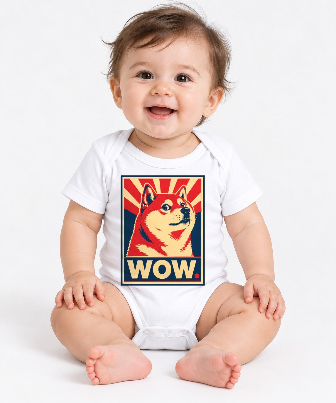 Doge Wow Poster - White