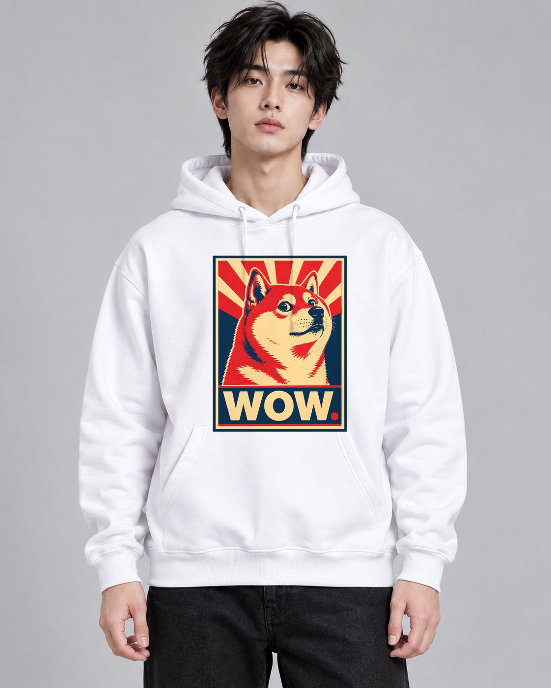 Doge Wow Poster - White