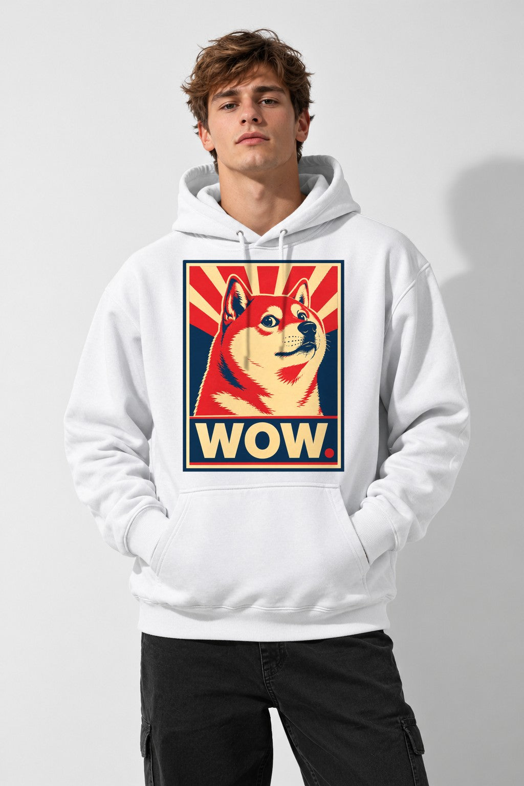 Doge Wow Poster - White