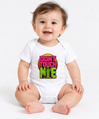 Don't Touch Me Cactus Shirt - Retro Desert Sunset Graphic Tee - White