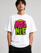Don't Touch Me Cactus Shirt - Retro Desert Sunset Graphic Tee - White