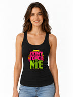 Don't Touch Me Cactus Shirt - Retro Desert Sunset Graphic Tee - Black