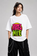 Don't Touch Me Cactus Shirt - Retro Desert Sunset Graphic Tee - White