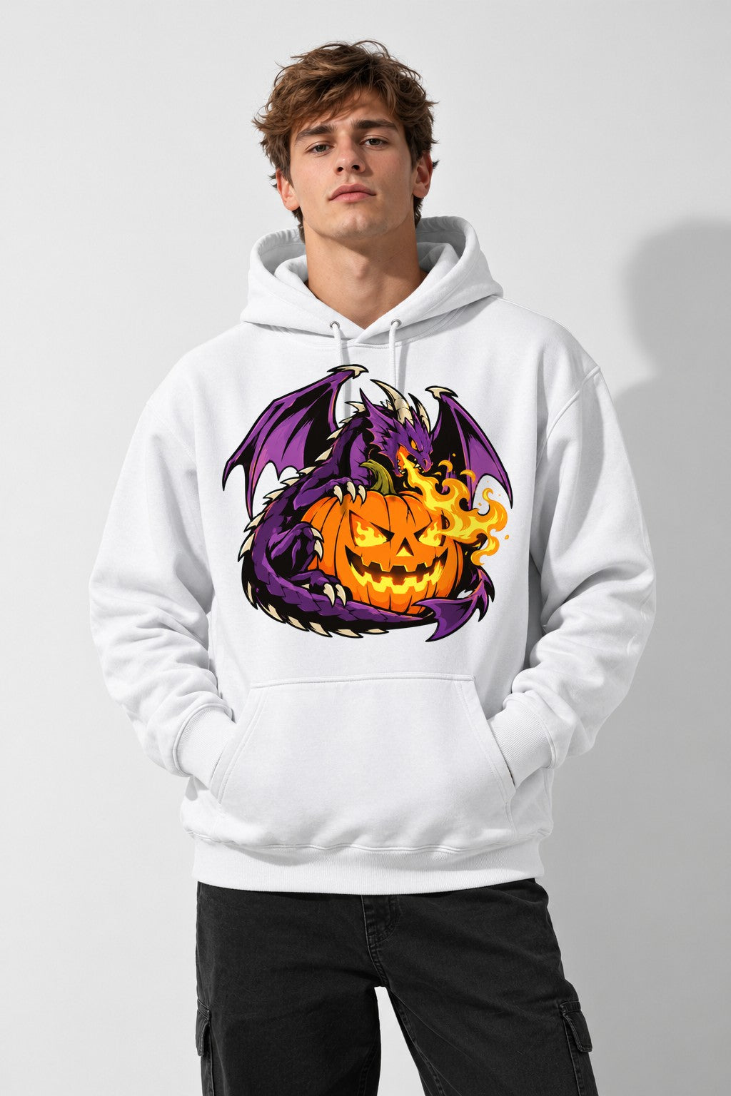 Dragon Guardian Pumpkin - White