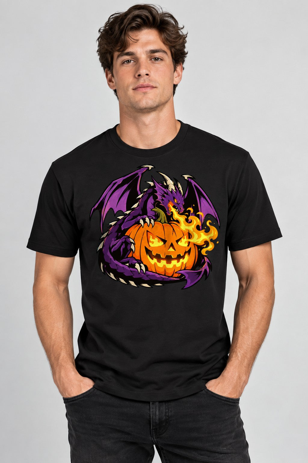 Dragon Guardian Pumpkin - Black