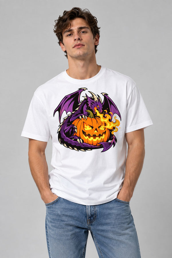 Dragon Guardian Pumpkin - White