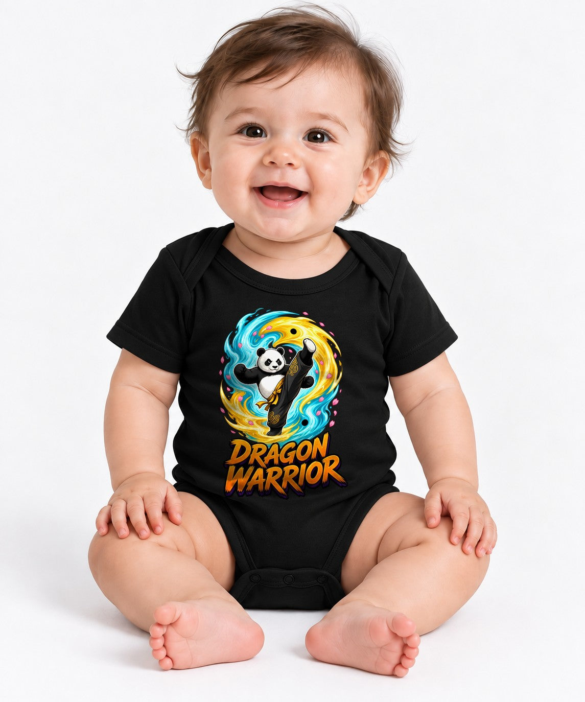 Dragon Warrior Panda - Black