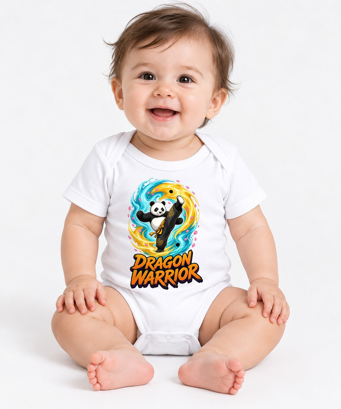 Dragon Warrior Panda - White