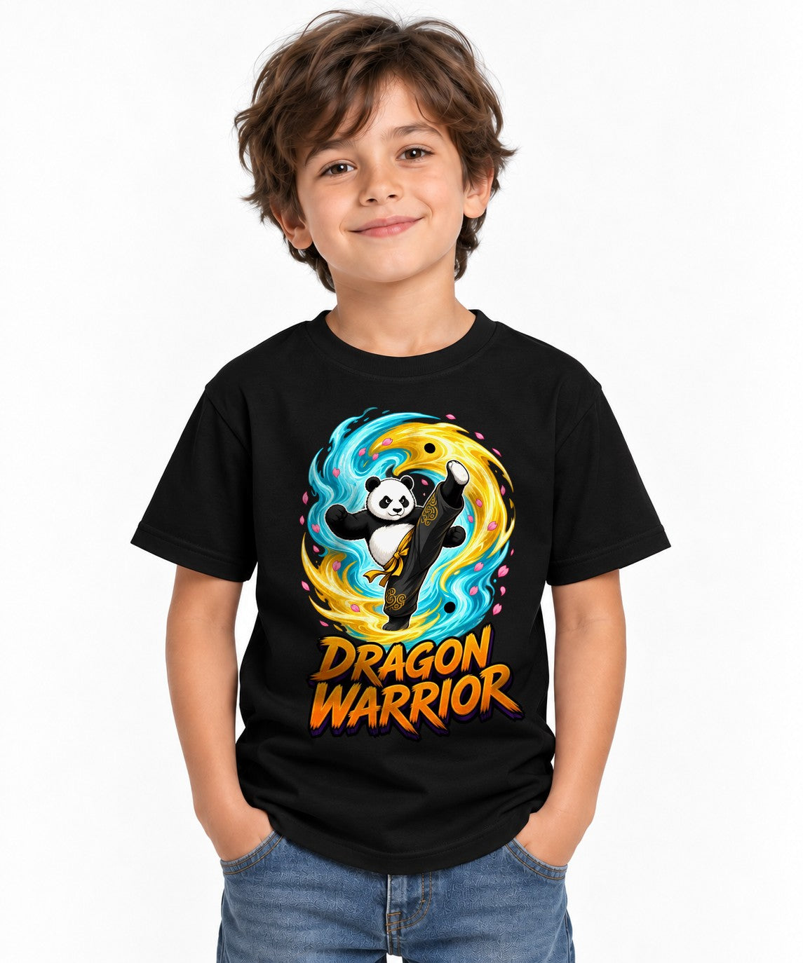 Dragon Warrior Panda - Black