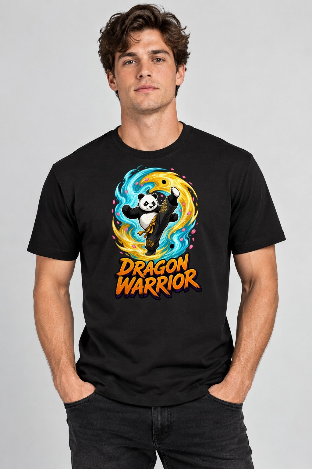 Dragon Warrior Panda - Black