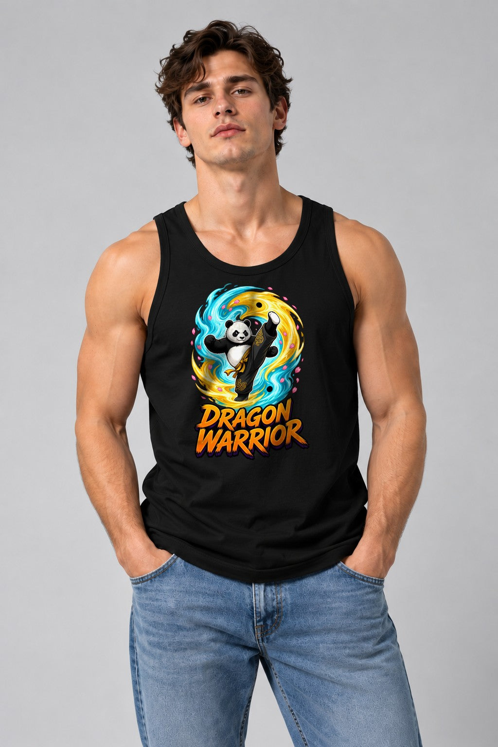 Dragon Warrior Panda - Black