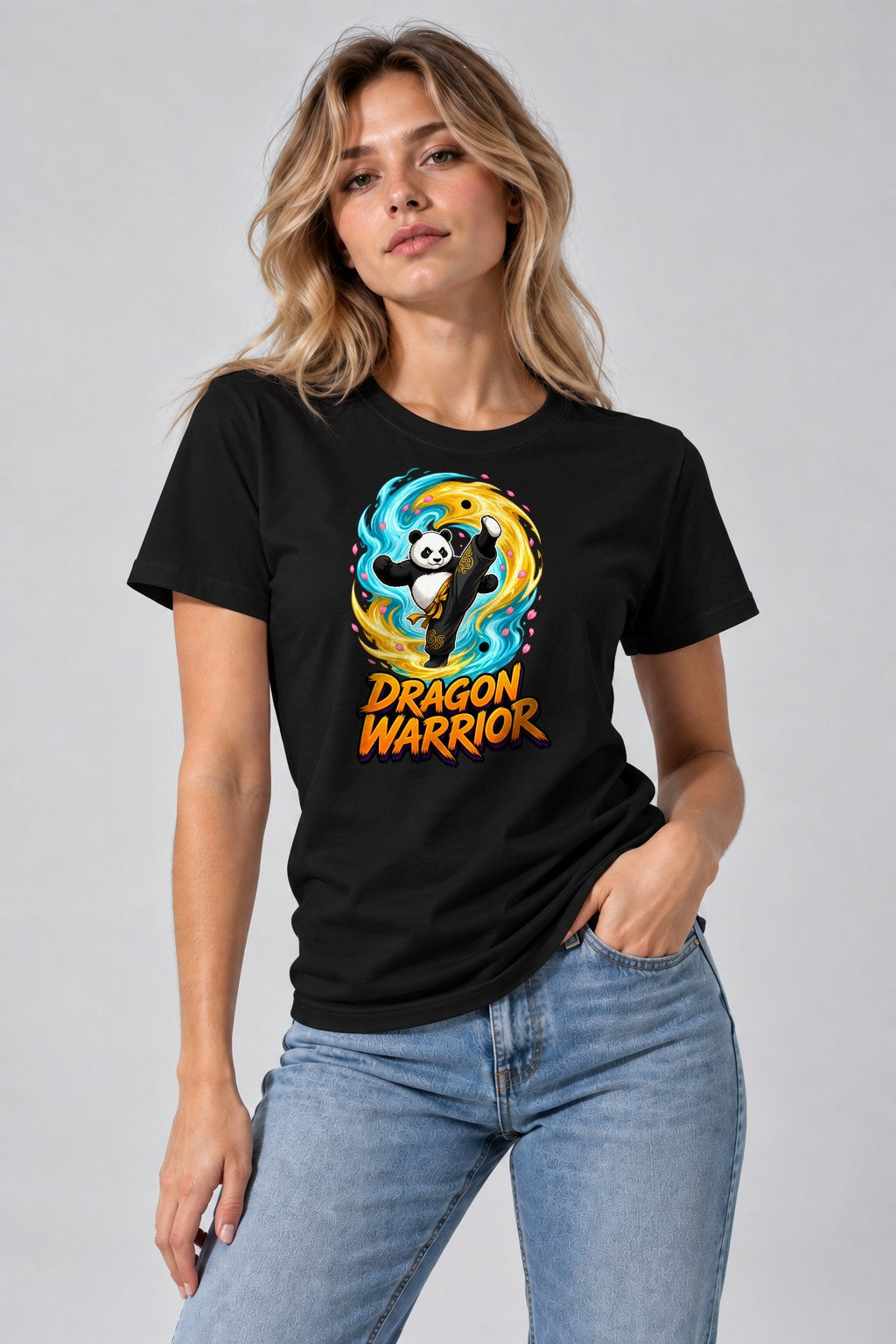 Dragon Warrior Panda - Black