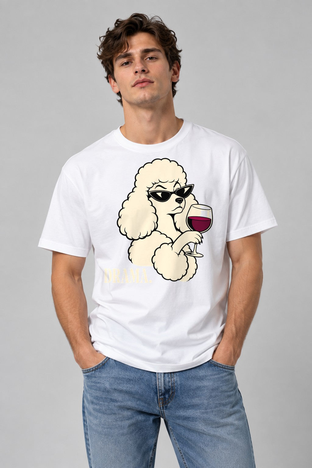 Drama Llama - White