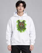 Dripping Psychedelic Cat - White