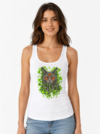 Dripping Psychedelic Cat - White