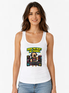 Drop The Beat Pug DJ Shirt - Funny Music Lover Gift - White
