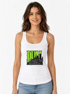 Dual Personality Graphic Tee - Bold Statement Typography Design - White