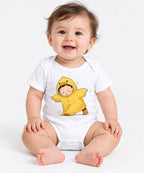 Duck Raincoat Kid - White