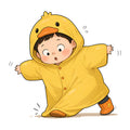 Duck Raincoat Kid