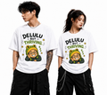 Delulu But Thriving Cute Frog Graphic Tee for Men & Women