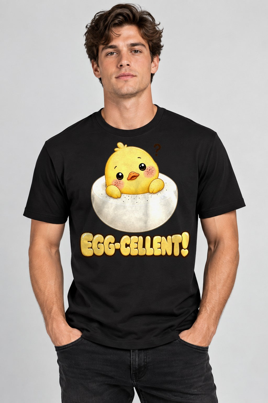 Egg-cellent Chick - Black