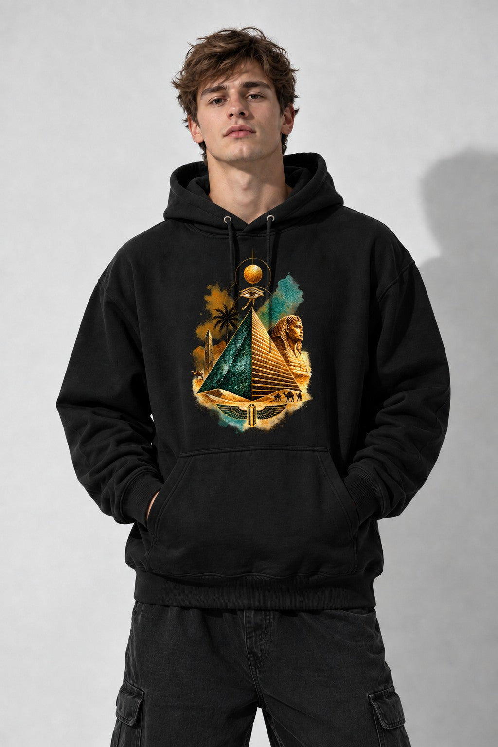Egyptian Pyramid Glory - Black