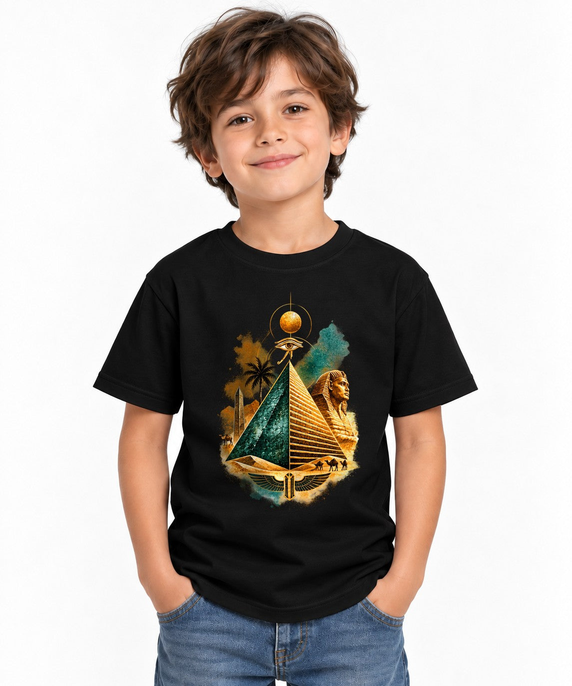 Egyptian Pyramid Mysticism - Black