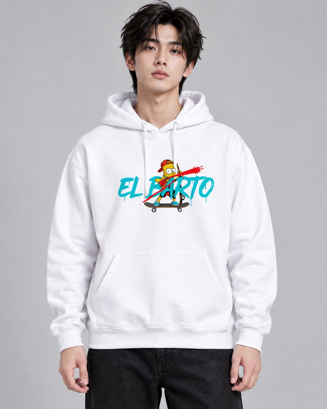 El Barto Skater - White