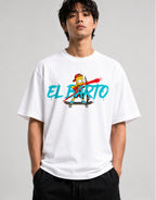 El Barto Skater - White