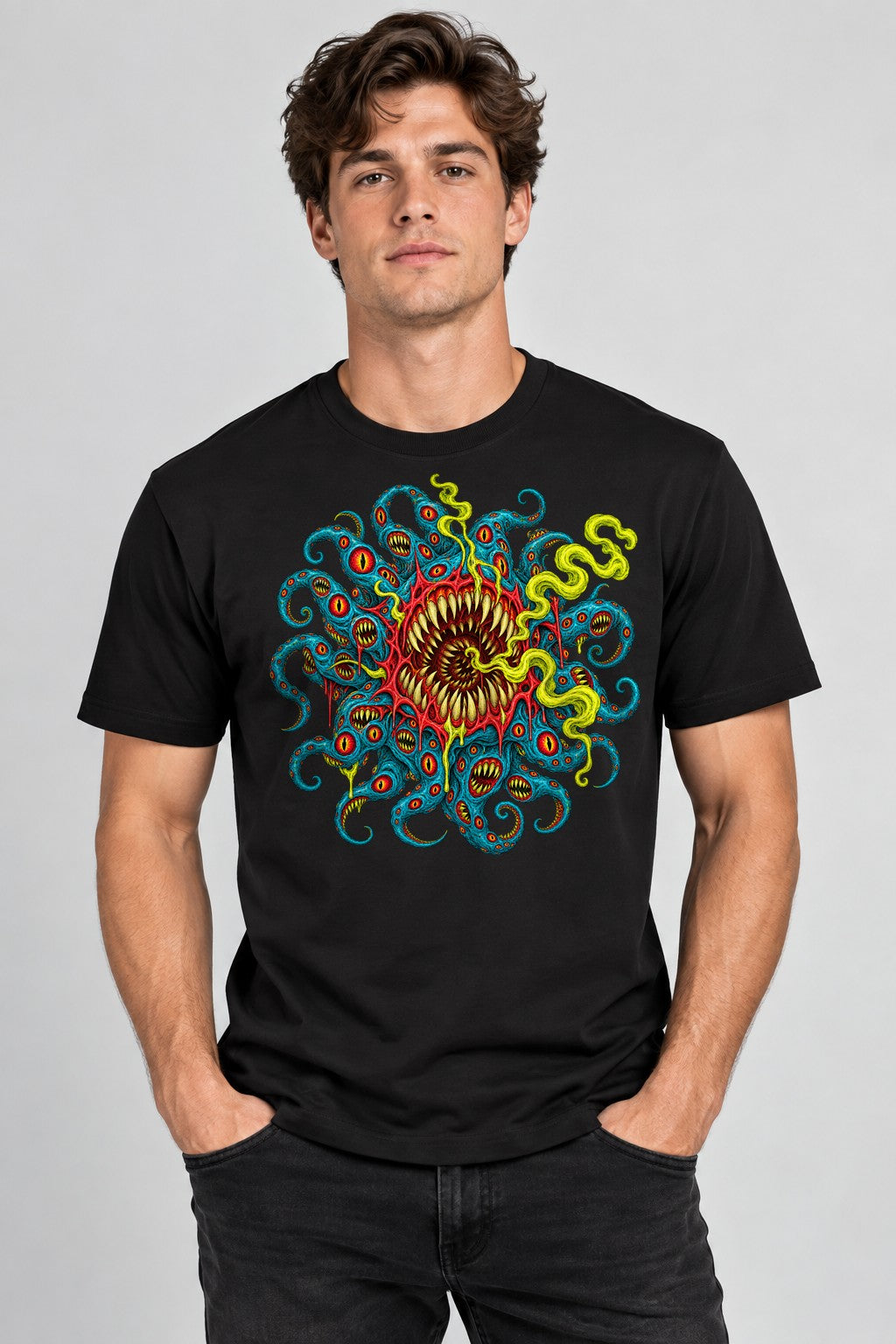 Eldritch Tentacle Monster - Black