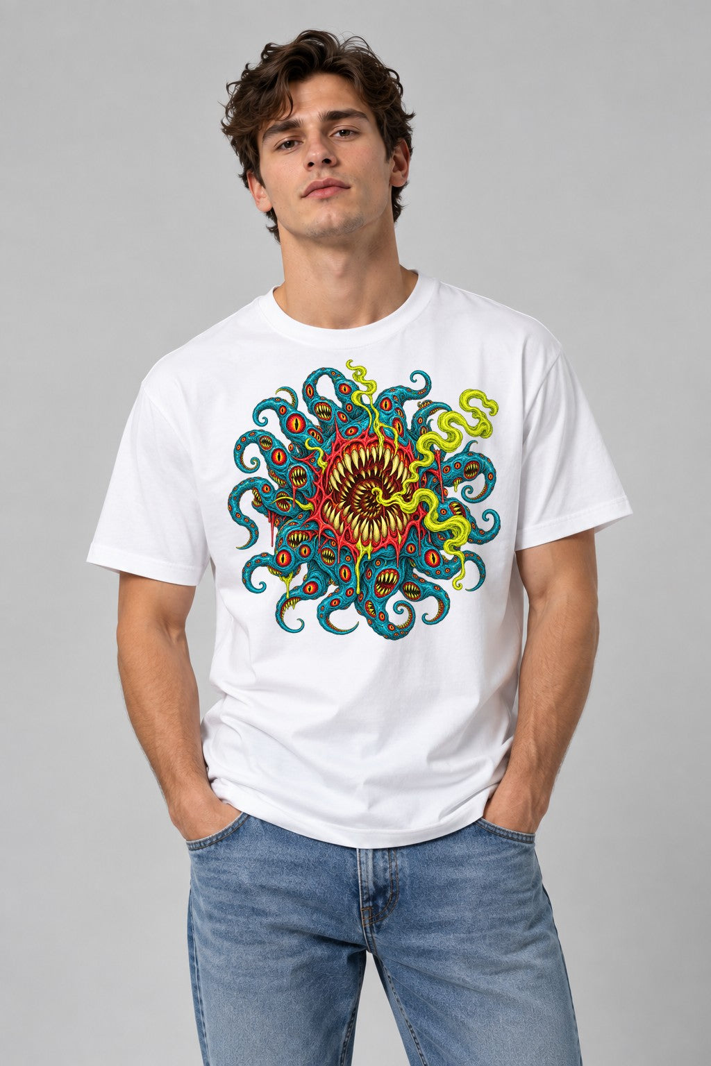 Eldritch Tentacle Monster - White