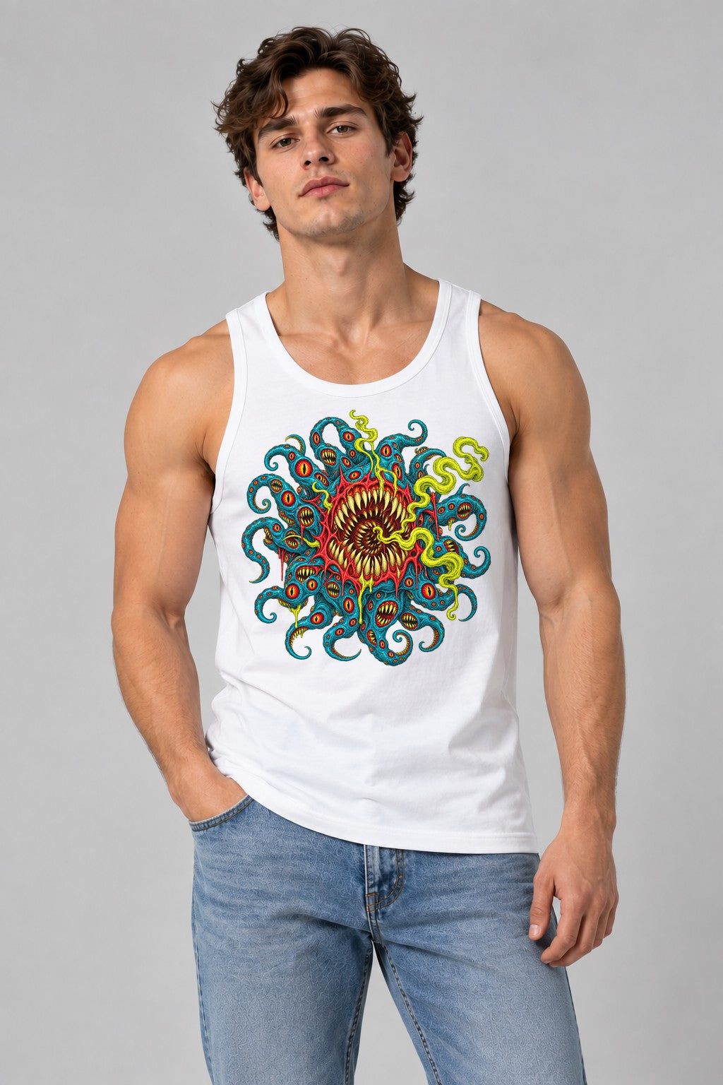 Eldritch Tentacle Monster - White