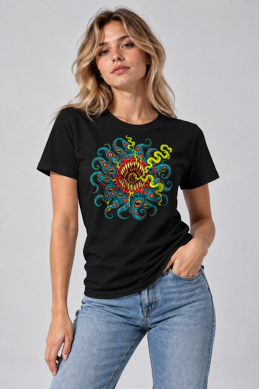 Eldritch Tentacle Monster - Black