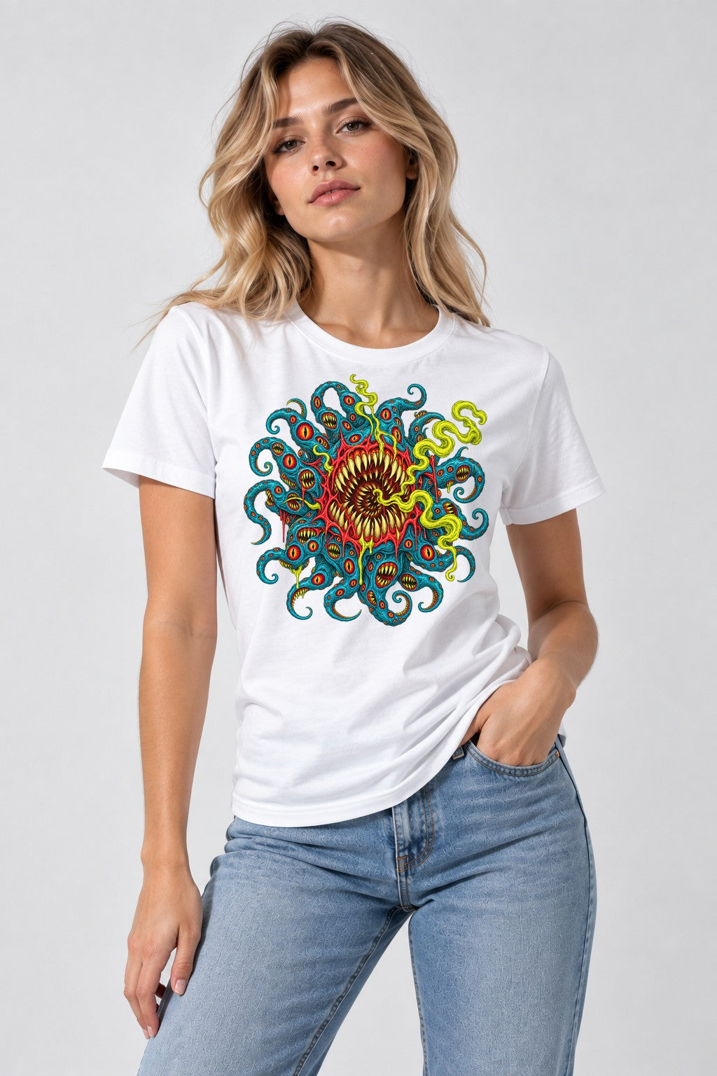 Eldritch Tentacle Monster - White