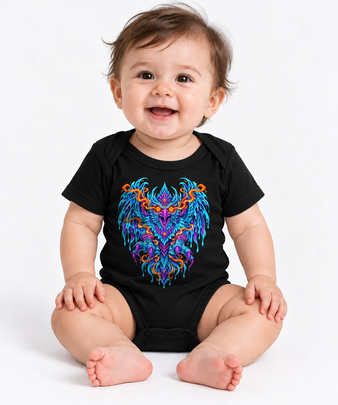 Elemental Phoenix Dragon - Black
