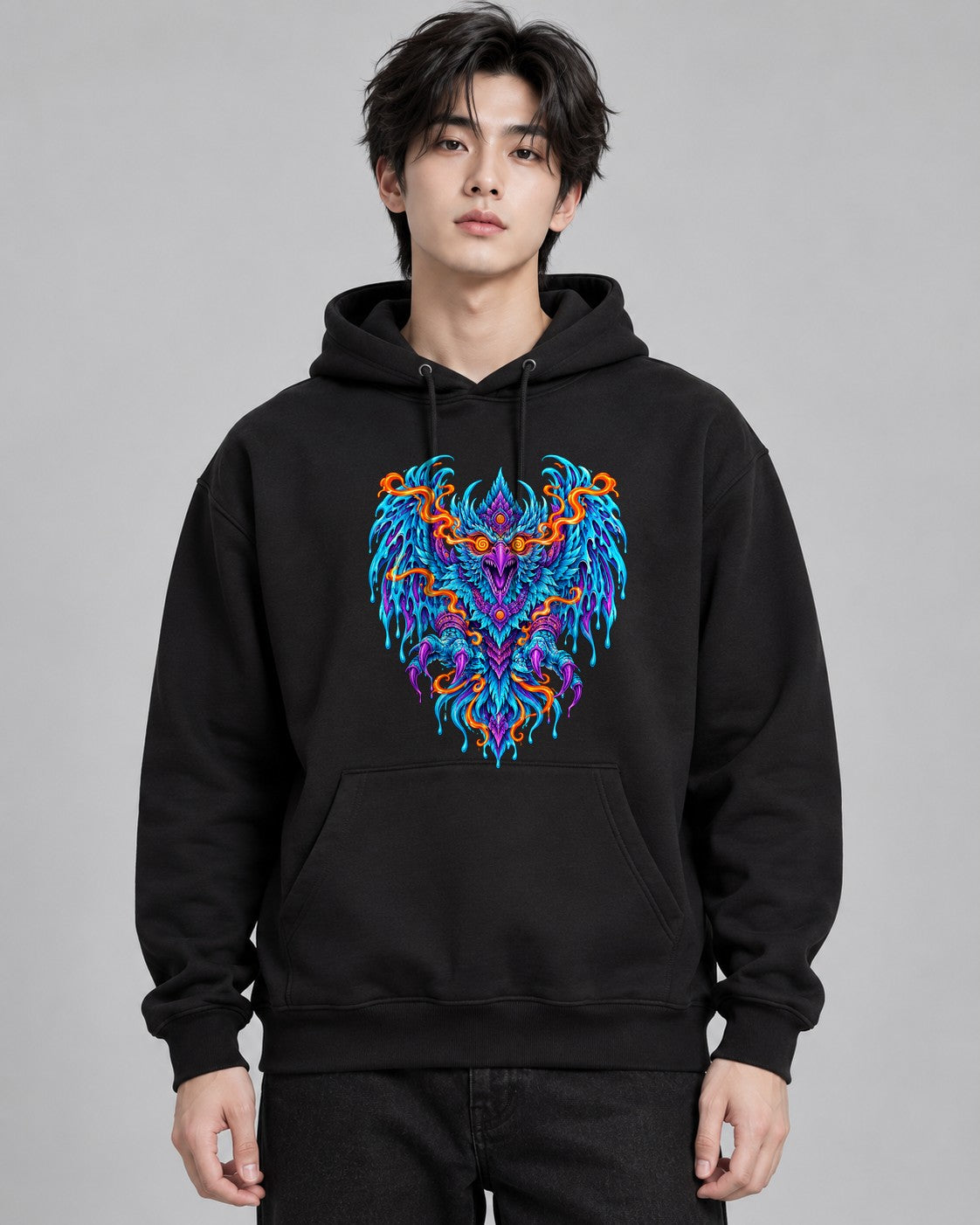 Elemental Phoenix Dragon - Black