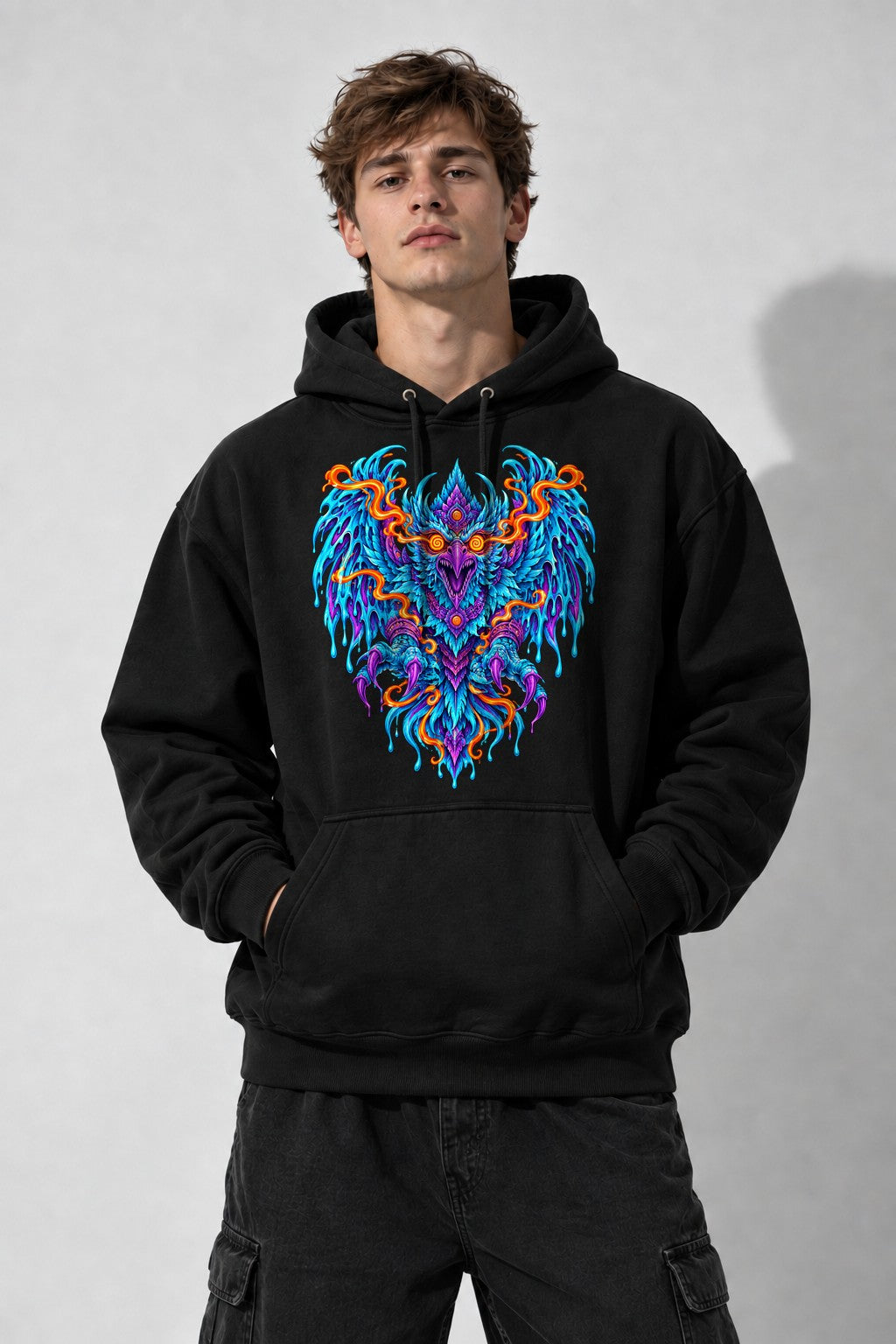 Elemental Phoenix Dragon - Black