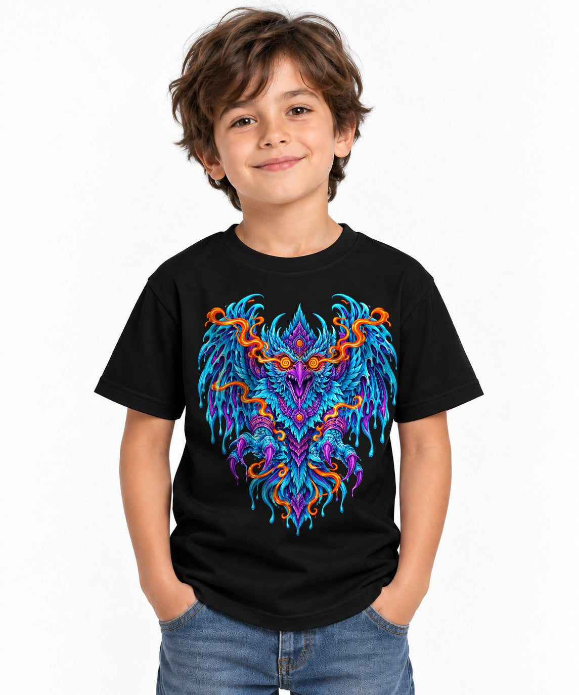 Elemental Phoenix Dragon - Black