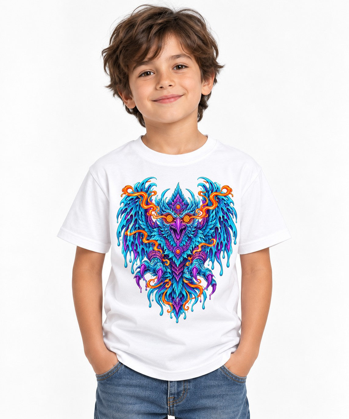 Elemental Phoenix Dragon - White