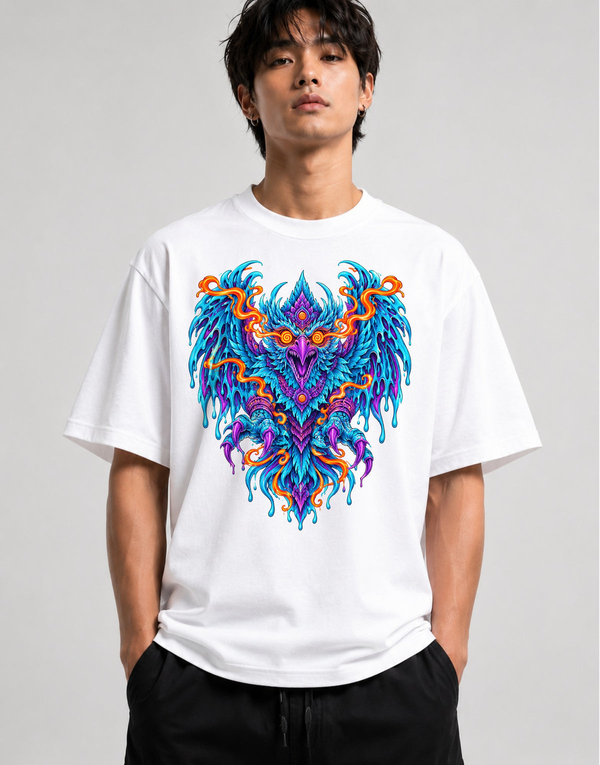 Elemental Phoenix Dragon - White