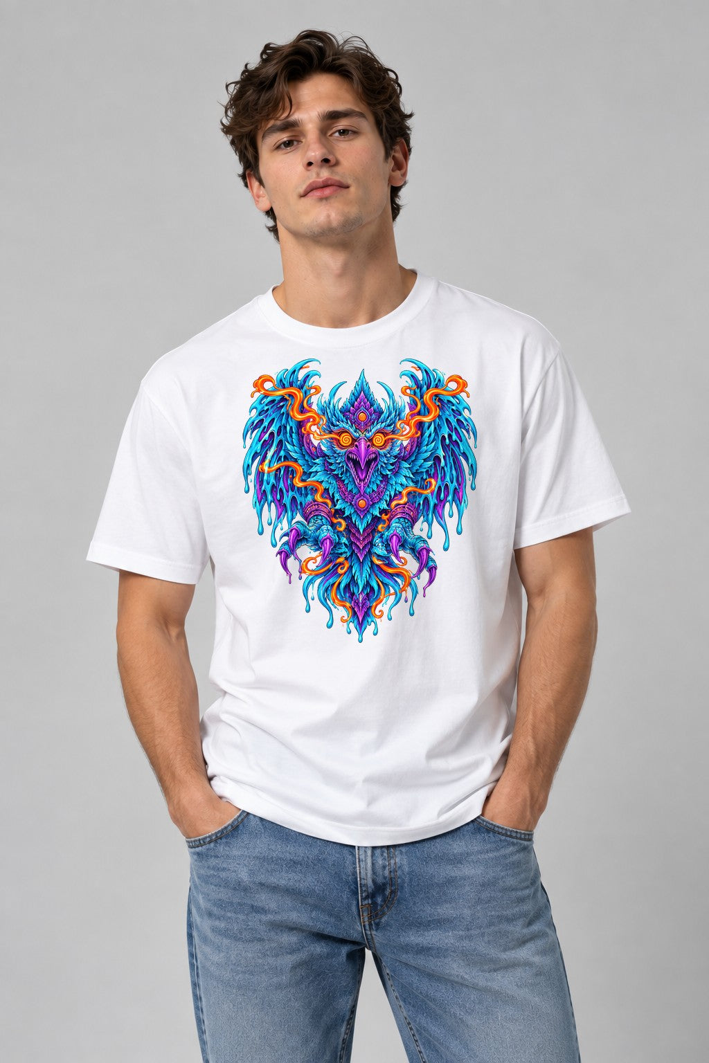 Elemental Phoenix Dragon - White