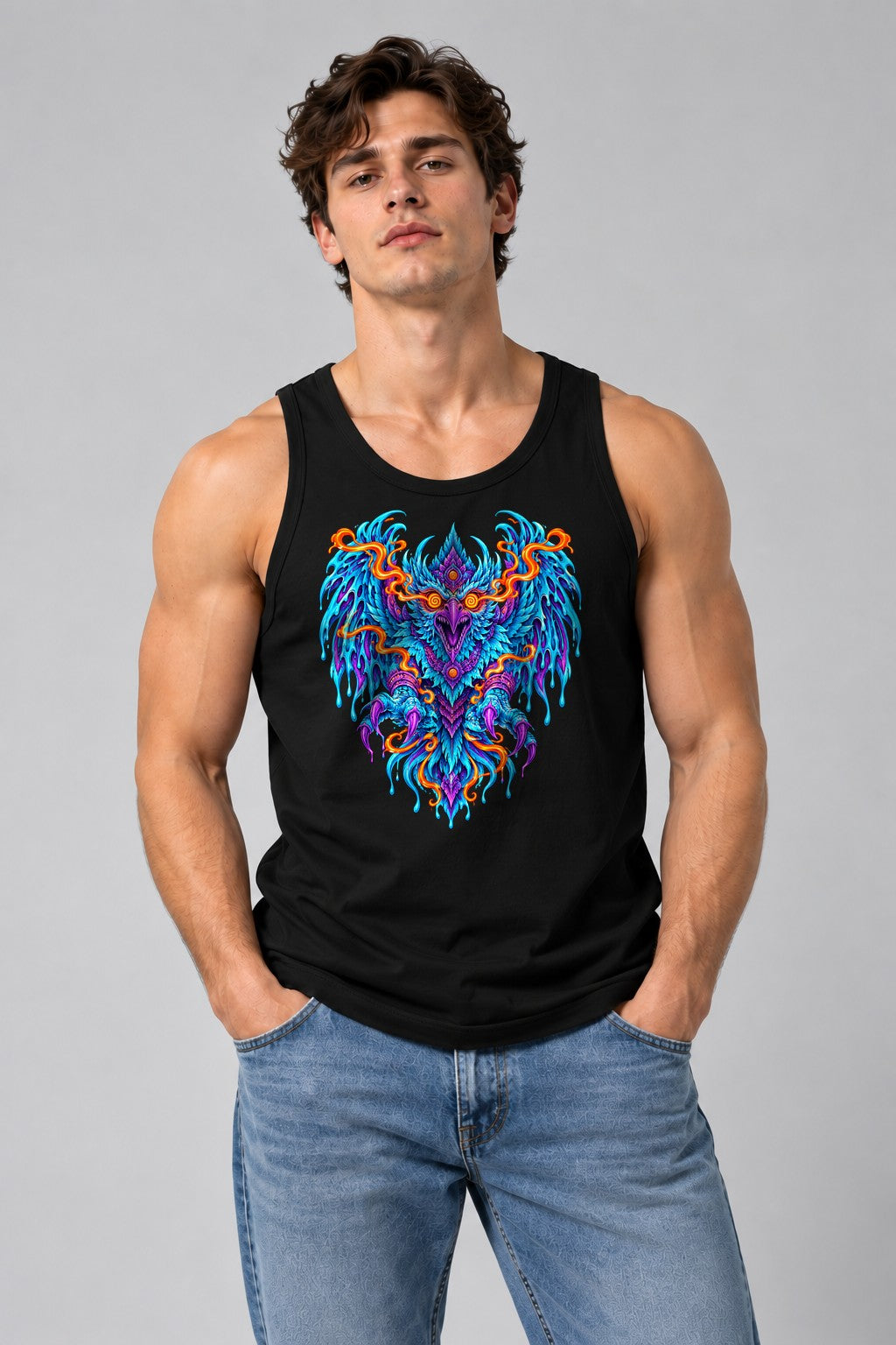 Elemental Phoenix Dragon - Black