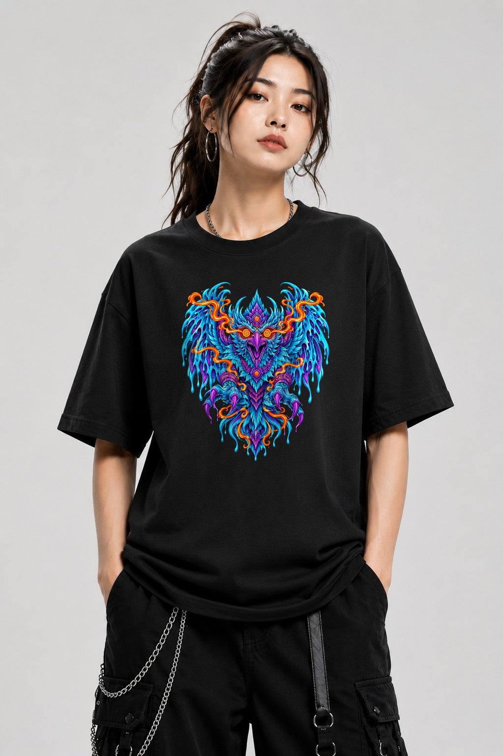 Elemental Phoenix Dragon - Black