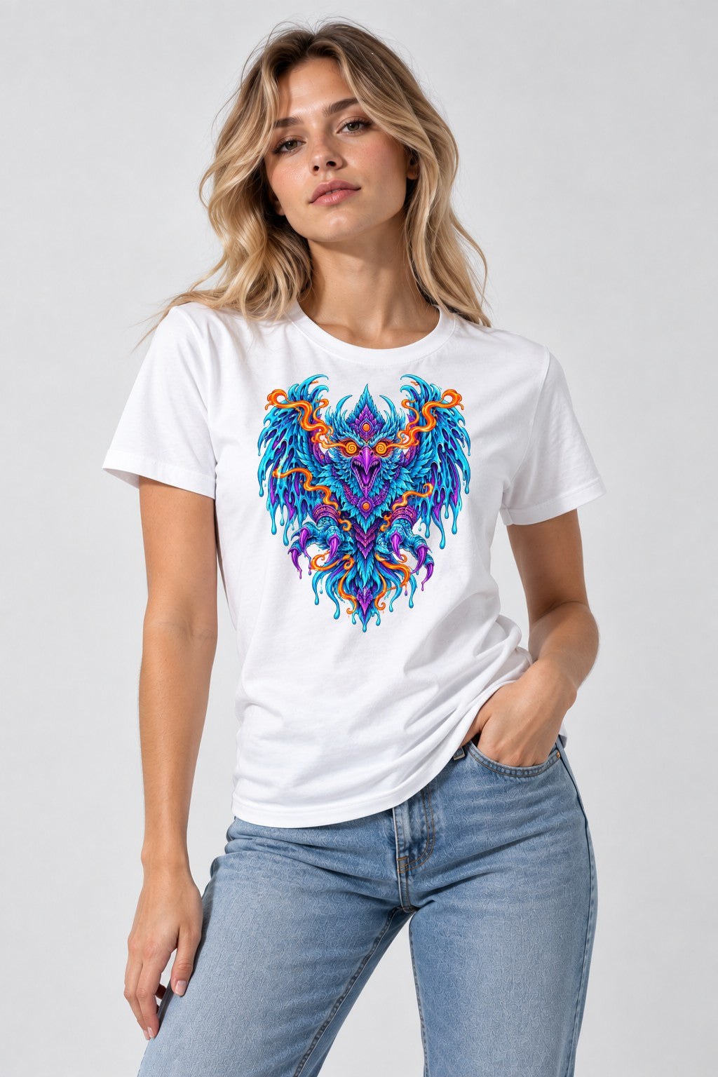 Elemental Phoenix Dragon - White