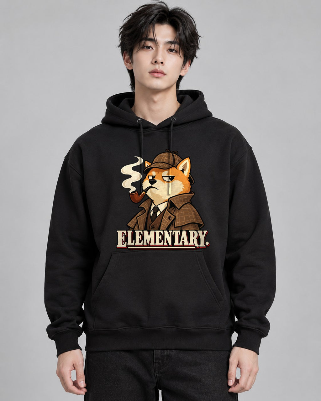 Elementary Detective Shiba - Black