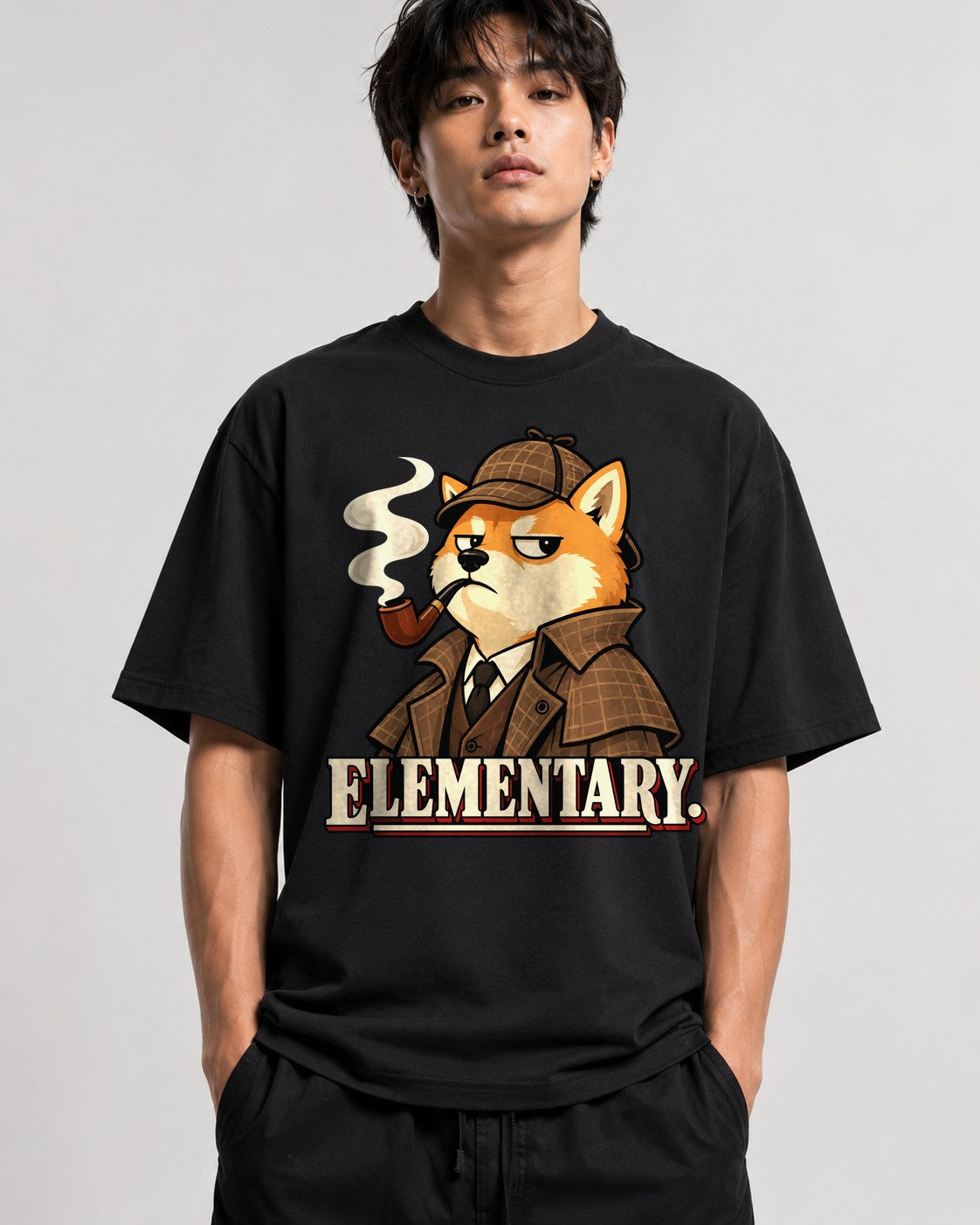 Elementary Detective Shiba - Black