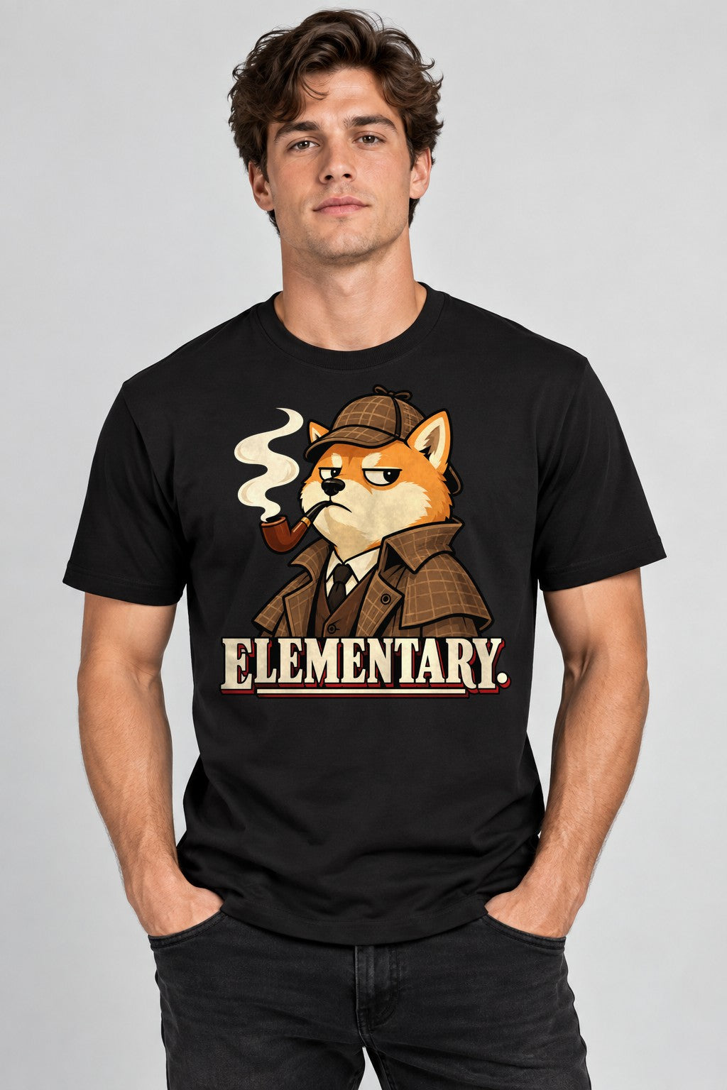 Elementary Detective Shiba - Black
